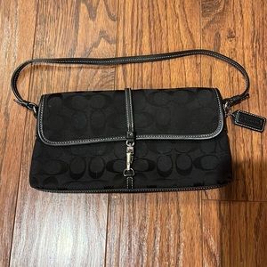 Coach little black bag